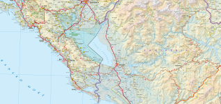 Дорожная карта Черногории