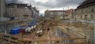 Displacement of the rainwater reservoir at Svetozarevska ulica in Maribor